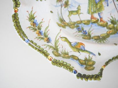 ITALY, 19th, 20th century.
Bearded dish with...