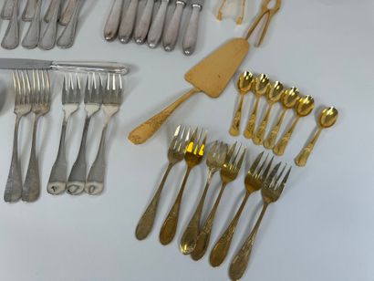 Important lot of silver and gilt metal including...
