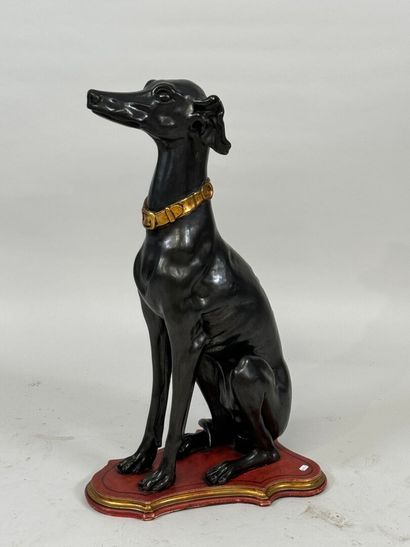 20th century school.
Guard dog.
Polychrome...