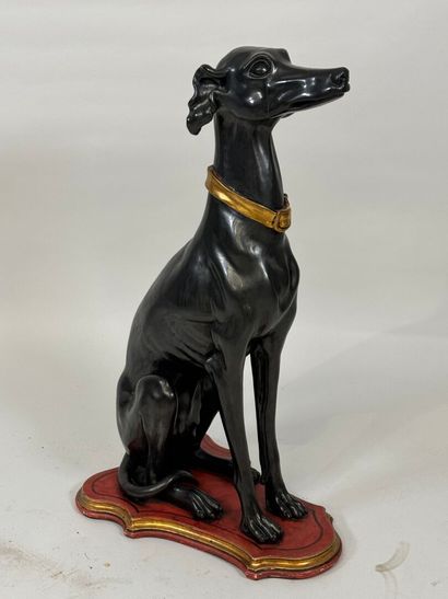 20th century school.
Guard dog.
Polychrome...