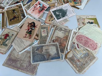Importante collection de cartes publicitaires,...