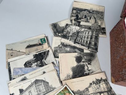 Importante collection de cartes publicitaires,...