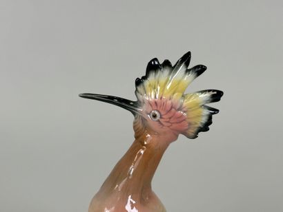Karl ENS (1802-1865).
Polychrome porcelain...