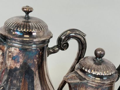 GALLIA pour CHRISTOFLE.
Ensemble de quatre...