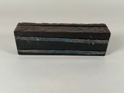ASIA, 20th century.
Rectangular lacquer box...