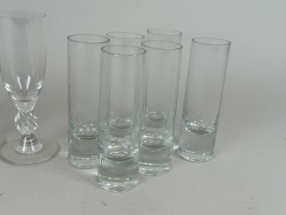 LALIQUE France.
Modèle Fréjus.
Série de six...