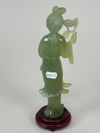 ASIA, 20th century.
Woman with a rose.
Subject...
