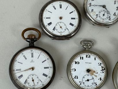 OMEGA, ESCORT et divers...
Lot de sept montres...