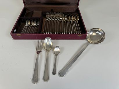 ERCUIS.
Part of a silver-plated menagère...