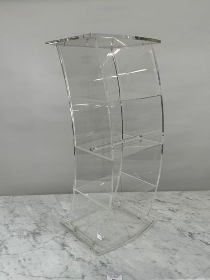 Plexiglass CD holder with four compartments.
60...