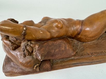 William LOCKERIDGE (XXe).
Odalisque allongée.
Sujet...