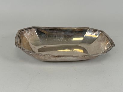 Panière en argent, poinçon Minerve à décor...