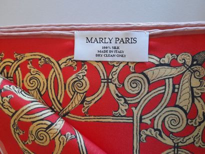 MARLY, PARIS.
Silk twill square decorated...