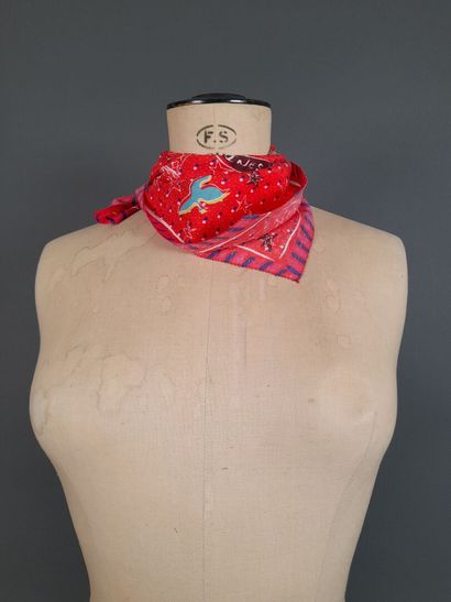 INES DE LA FRESSANGE, PARIS.
Set of two cotton...