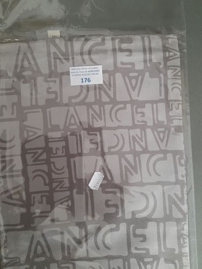 LANCEL.
Silk twill square decorated with...
