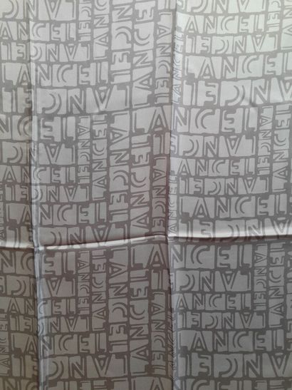 LANCEL.
Silk twill square decorated with...