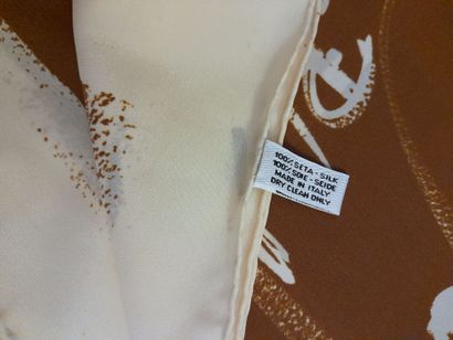 Lot including: 
- GRAEME BLACK.
Silk square...