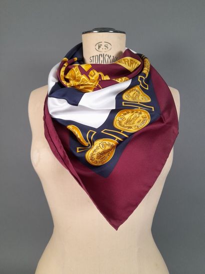 BURBERRY LONDON, ENGLAND.
Silk twill square...