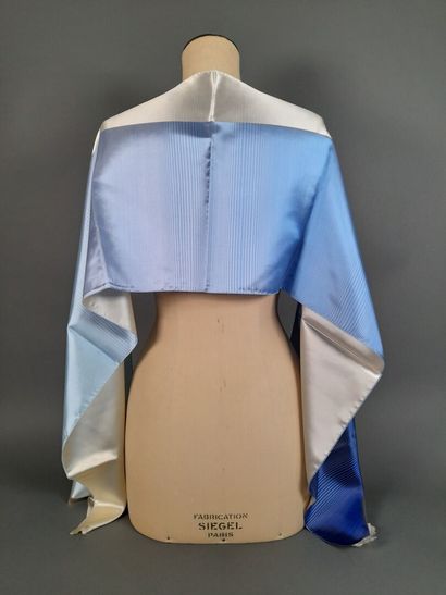 Lot including:
- DKNY.
Silk twill square...