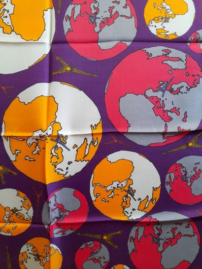 INES DE LA FRESSANGE, PARIS.
Silk twill square...