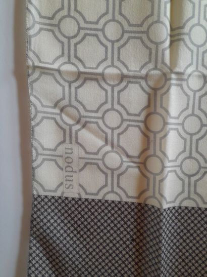 Lot including: 
-NODUS.
Woolen scarf with...