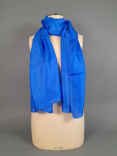 Lot including: 
- AIGNIER.
Blue silk scarf...