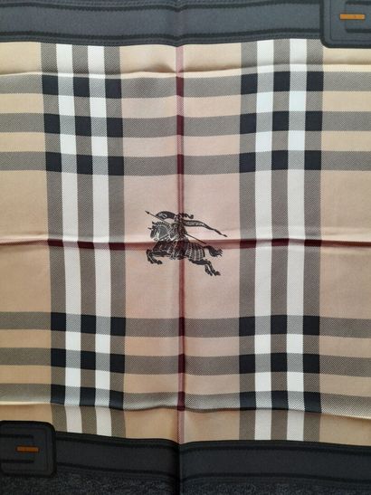 BURBERRY (attributed to).
Silk twill square...