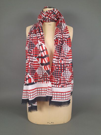 HOLLIDAY & BROWN, LONDON.
Cotton scarf with...