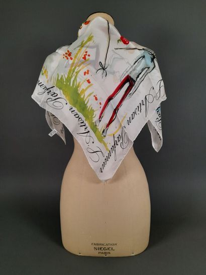 Lot including: 
- GABRIELLA RIVALTA.
Silk...