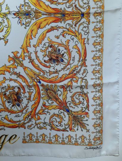 ALEKSANDER ALEMBERT.
Silk twill square decorated...