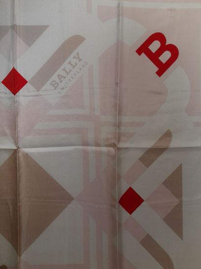BALLY.
Silk twill square decorated with the...