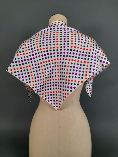 MANTERO.
Lot including:
- Silk twill square...