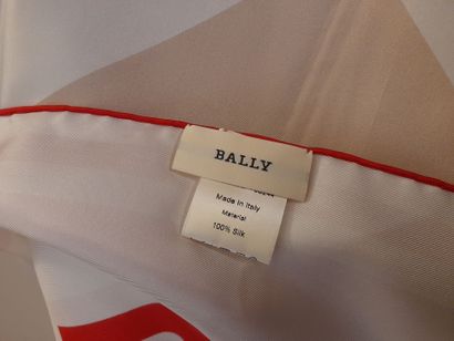 BALLY.
Silk twill square decorated with the...