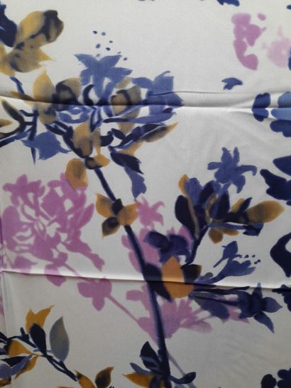 NINA RICCI.
Silk twill square decorated with...