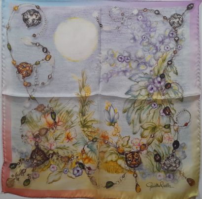 Lot including: 
- GABRIELLA RIVALTA.
Silk...