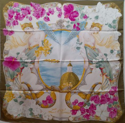 Lot including: 
- GABRIELLA RIVALTA.
Silk...