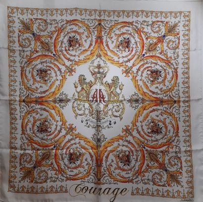 ALEKSANDER ALEMBERT.
Silk twill square decorated...