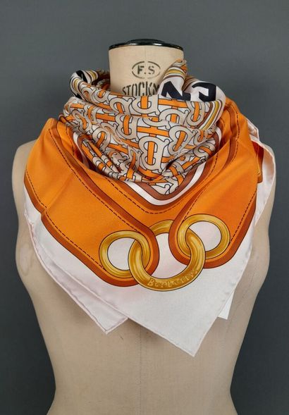 BURBERRY LONDON ENGLAND.
Silk twill square...