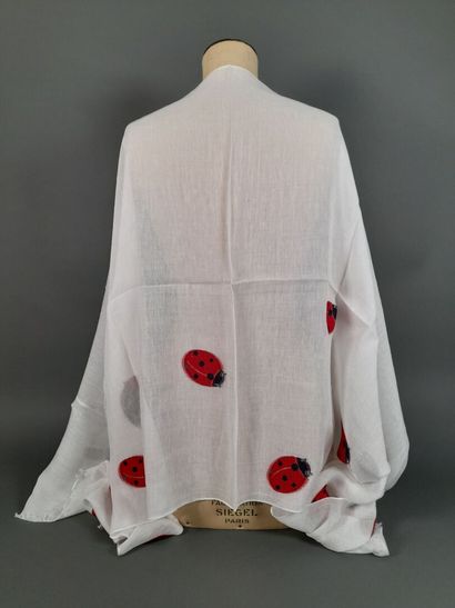 RODA.
Fringed scarf in linen, viscose and...