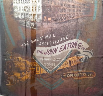 C.EATON & CO.
Modal and cashmere stole decorated...
