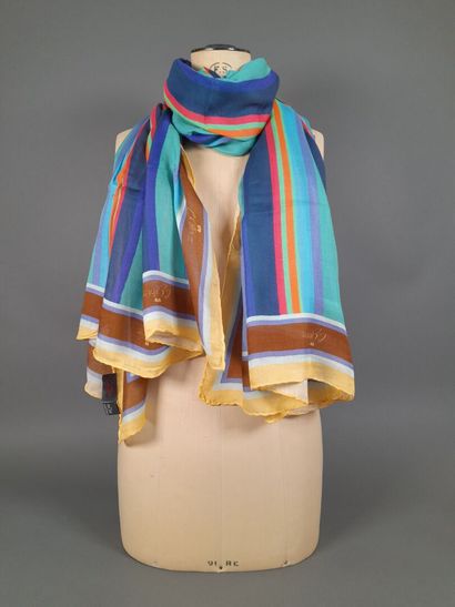 C.EATON & CO.
Modal and cashmere scarf decorated...