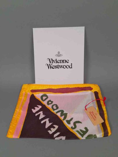VIVIENNE WESTWOOD.
Silk scarf with geometric...