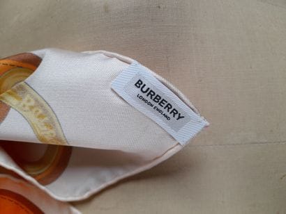 BURBERRY LONDON ENGLAND.
Silk twill square...