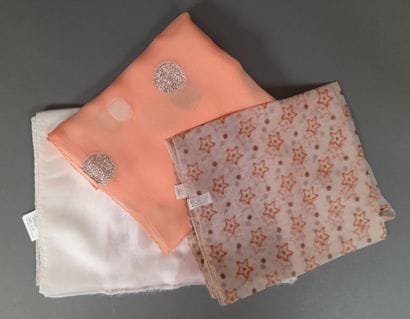 Lot including:
- CINZIA ROCCA.
Silk, polyester...