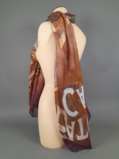 C.EATON & CO.
Modal and cashmere stole decorated...