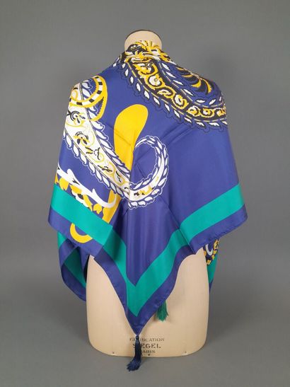 Lot including: 
- UTERQUE.
Silk twill square...