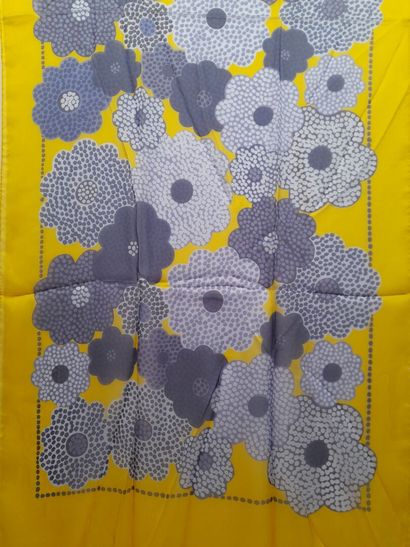 UNGARO.
Silk scarf decorated with stylized...