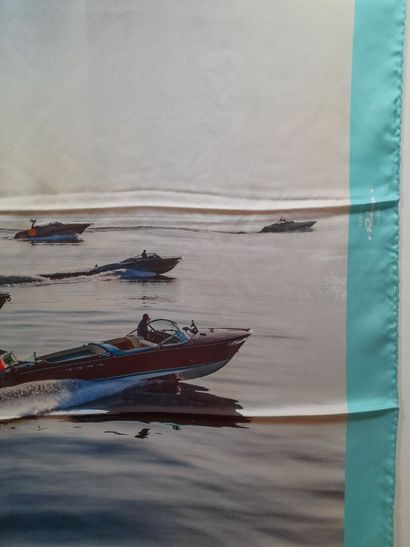 Lot including:
- GENTILI MOSCONI.
Silk twill...