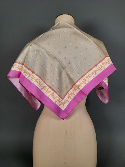 JOY LAB.
Silk twill square decorated with...
