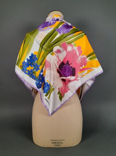 NORMANA.
Lot including :
- Silk square with...